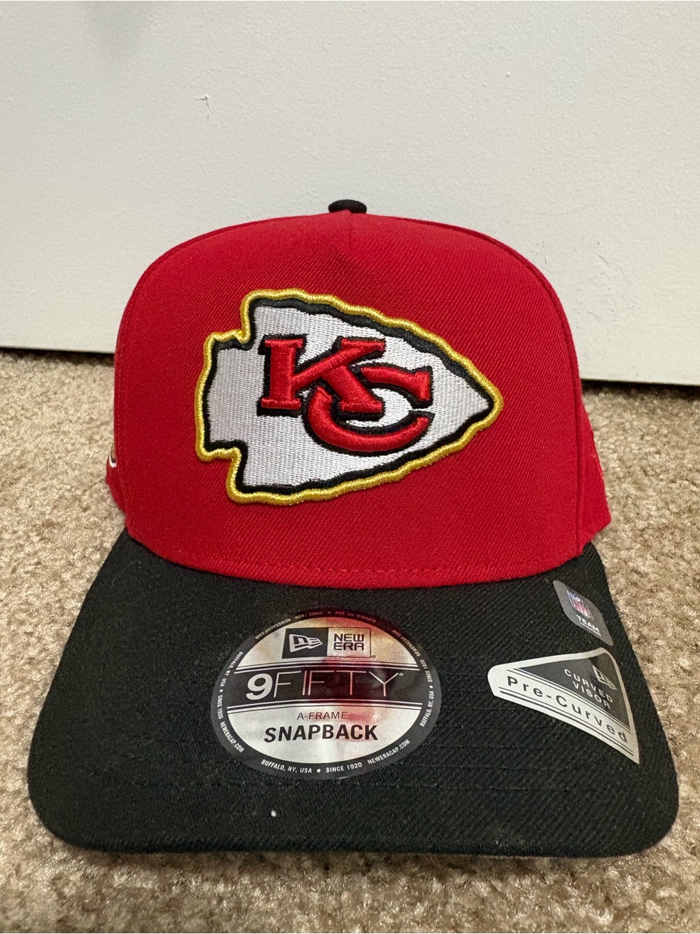 NWT Kansas City Chiefs Pro Bowl Patch Prociety New Era 9FIFTY A-Frame SnapBack